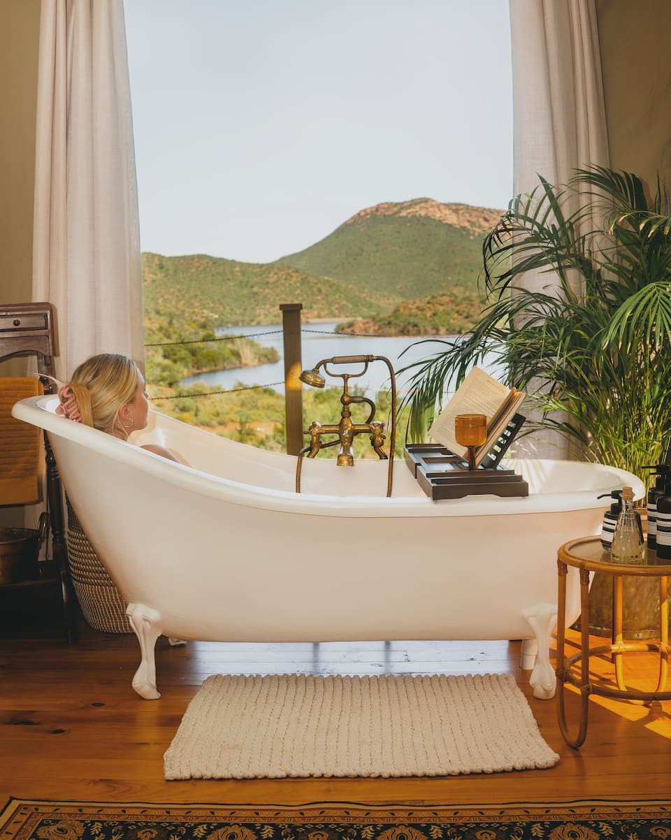 Tula, a safari tent reached by boat, Calitzdorp, Western Cape, South Africa, photo 7 of 10