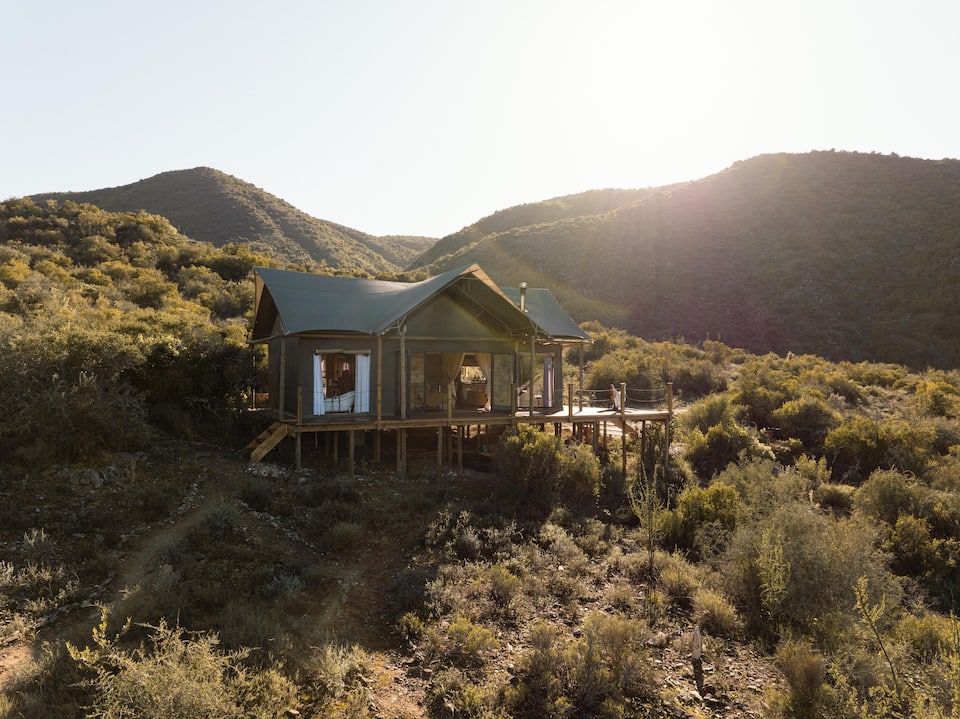 Tula, a safari tent reached by boat, Calitzdorp, Western Cape, South Africa, photo 9 of 10