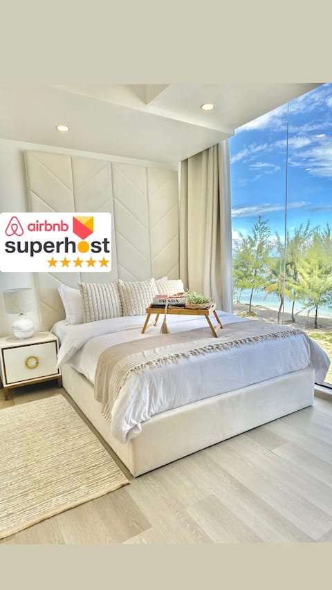 Lazzlla spacious 2BR beachfront oceanview apartmnt