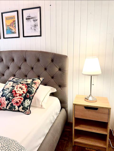 Venice for families - house with garden/ free Prkg