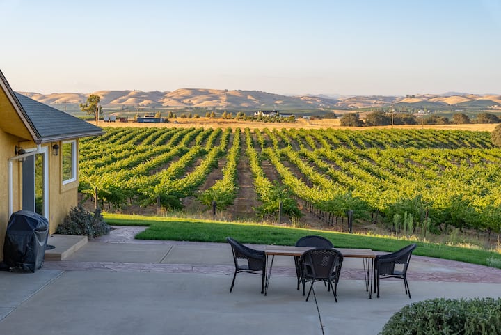 Vineyard Views + Bbq Patio  Paso Wine Country - San Miguel, CA