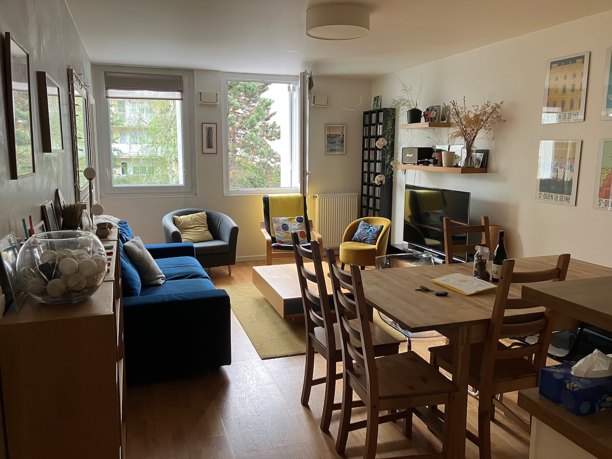Popular Airbnb listing: At Lucile and Pierre's in Saint Ouen Sur Seine