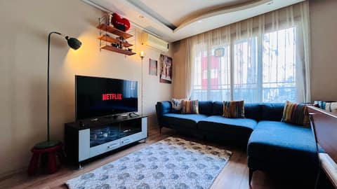 D.Gas Air Conditioned Wi-Fi Balcony Fully Furnished Luxury Accommodation