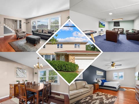 2-Car Garage Access | Cal King Bed | Fenced Yard