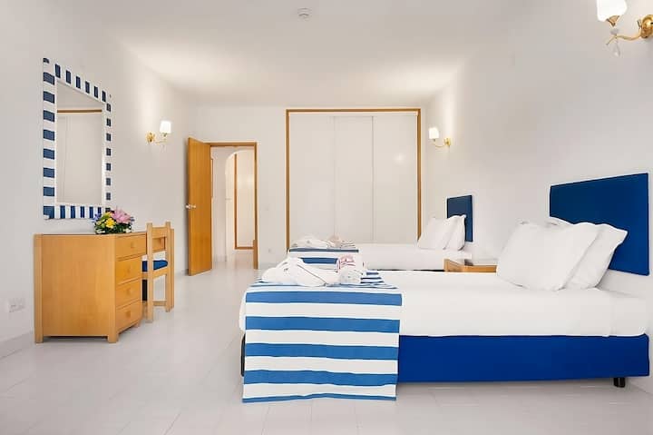 Bedroom. Interior and views may vary based on location and availability