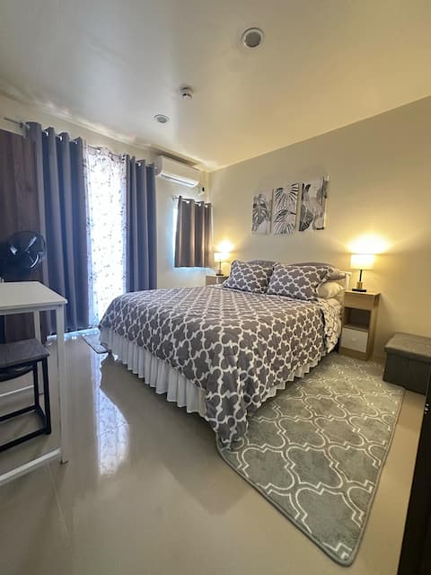 Air-Conditioned 2BR Townhouse with Free Amenities.