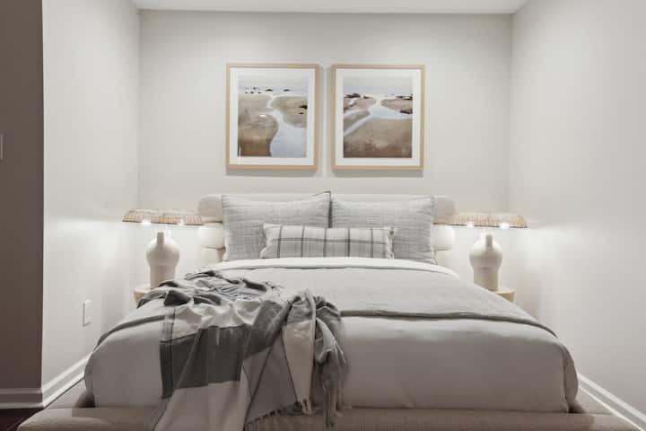 Recámara 5 | 1 cama queen + 1 cama individual + sofá cama | Capacidad para 3 personas | Segundo piso
