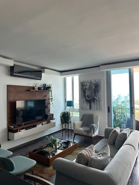 Centrally located and modern