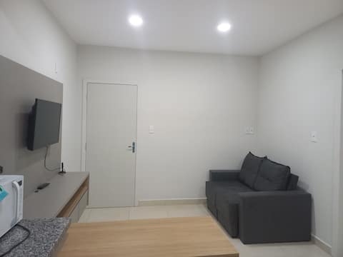 Apt easy access to the center hosts up to 4 people