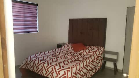 As an apartment with air conditioning.