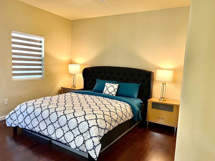 chambre avec matelas king size 