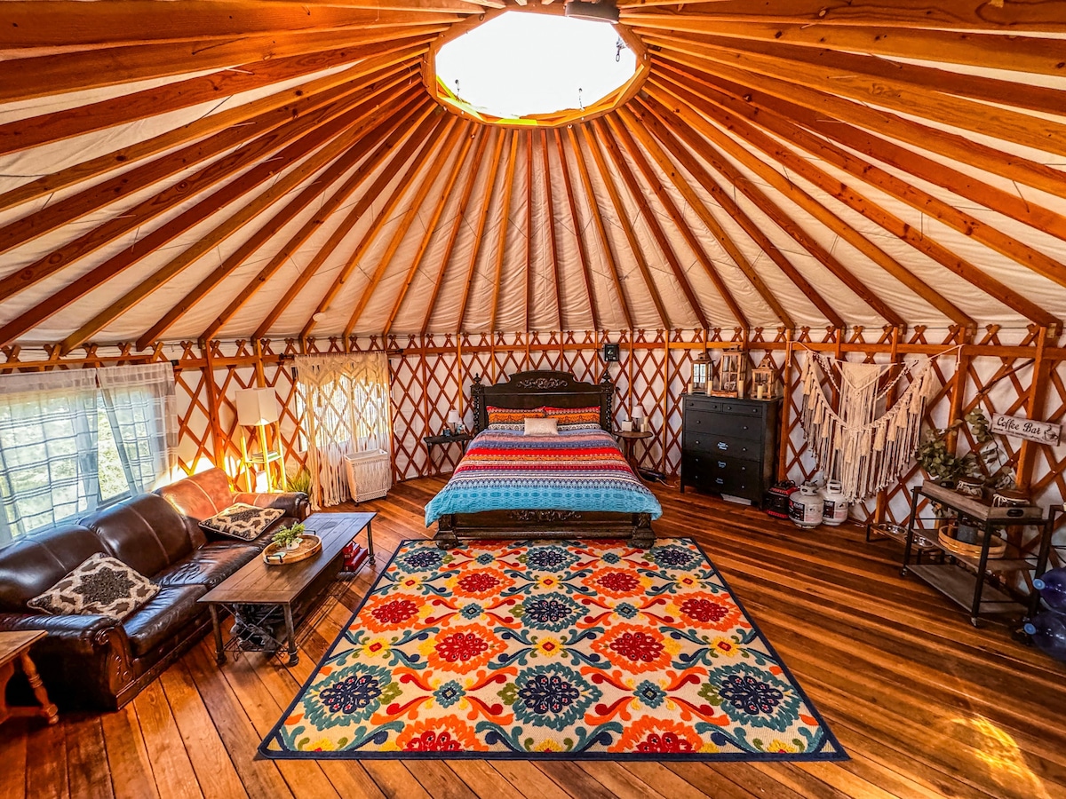 【YURT】★GOOREUNG_L [YB404] The Yurt on the Edge - Yurts for Rent in Fallbrook