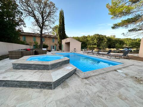 Bastide with Pool overlooking Sainte-Victoire
