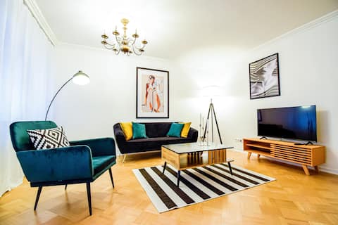 Scandic apartment, quiet with balcony and garage