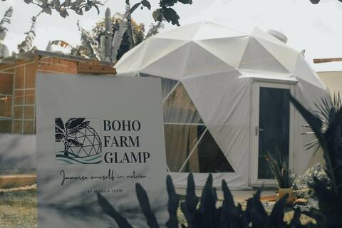 Luxury Farm Glamping Stay at Boho Farm Glamp