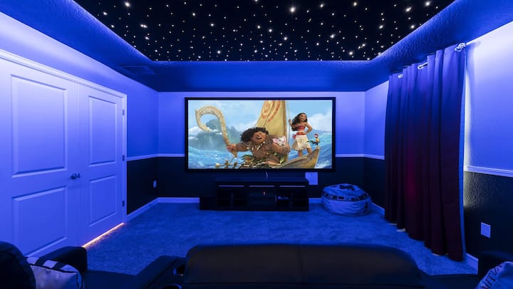 Vr/loft Theater/game Room 10br Villa W/pool Spa - Davenport, FL