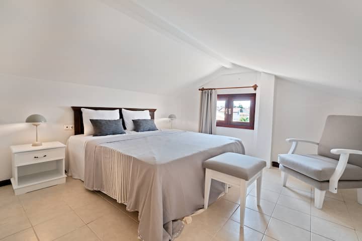 Dormitorio doble en la azotea