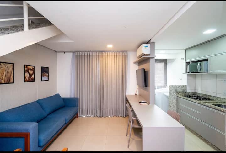 Bueno/duplex  1 Quarto/tv A Cabo/lazer/garagem - Goiás