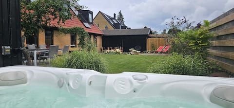 Family villa with spa bath