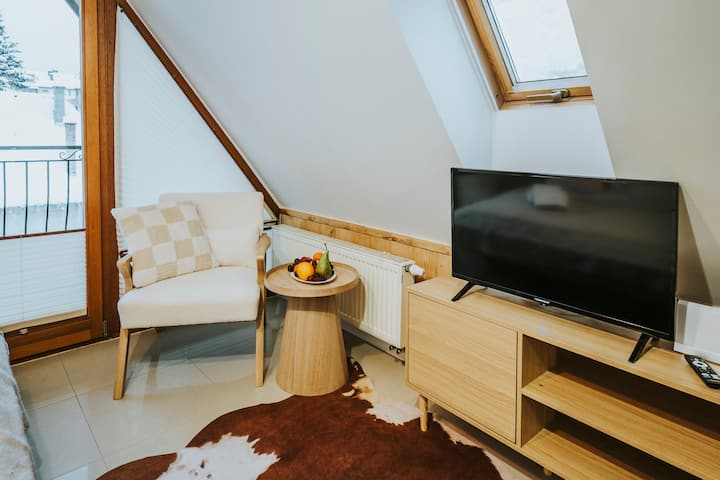 Modern Studio With Balcony Near Krupówki - Zakopane
