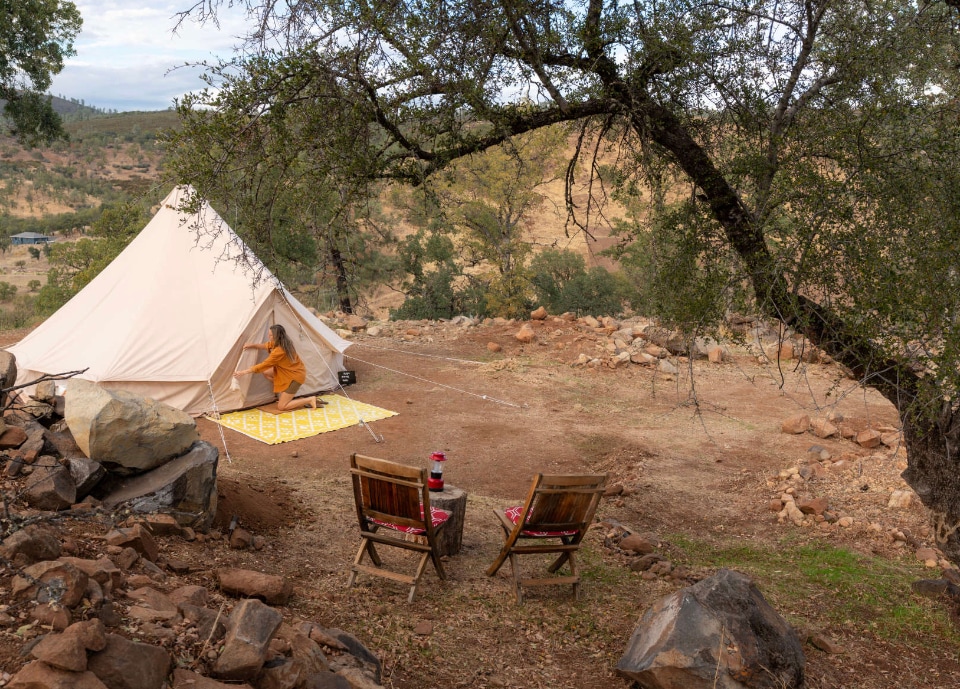 October : own private campsite with views 360 all around -- this is an extinct volcanic cinder cone with unique energy. It has 4000-7000 ft mountains all around in one of the most 