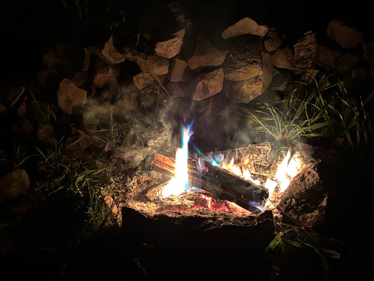 In the winter time, you can experience a fire in the middle of a primal firing that has possibly been here for thousands of years. This area was originally settled by the Pomo trib