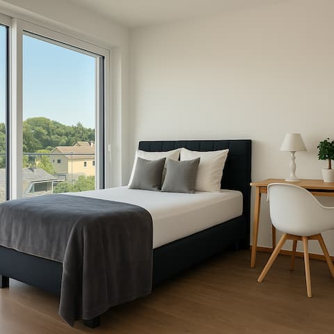 Stylish lakeside home free parking Lausanne Geneva