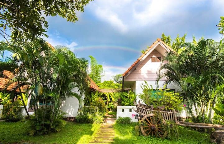 清迈古城和机场附近花园庭院独栋别墅 - Chiang Mai