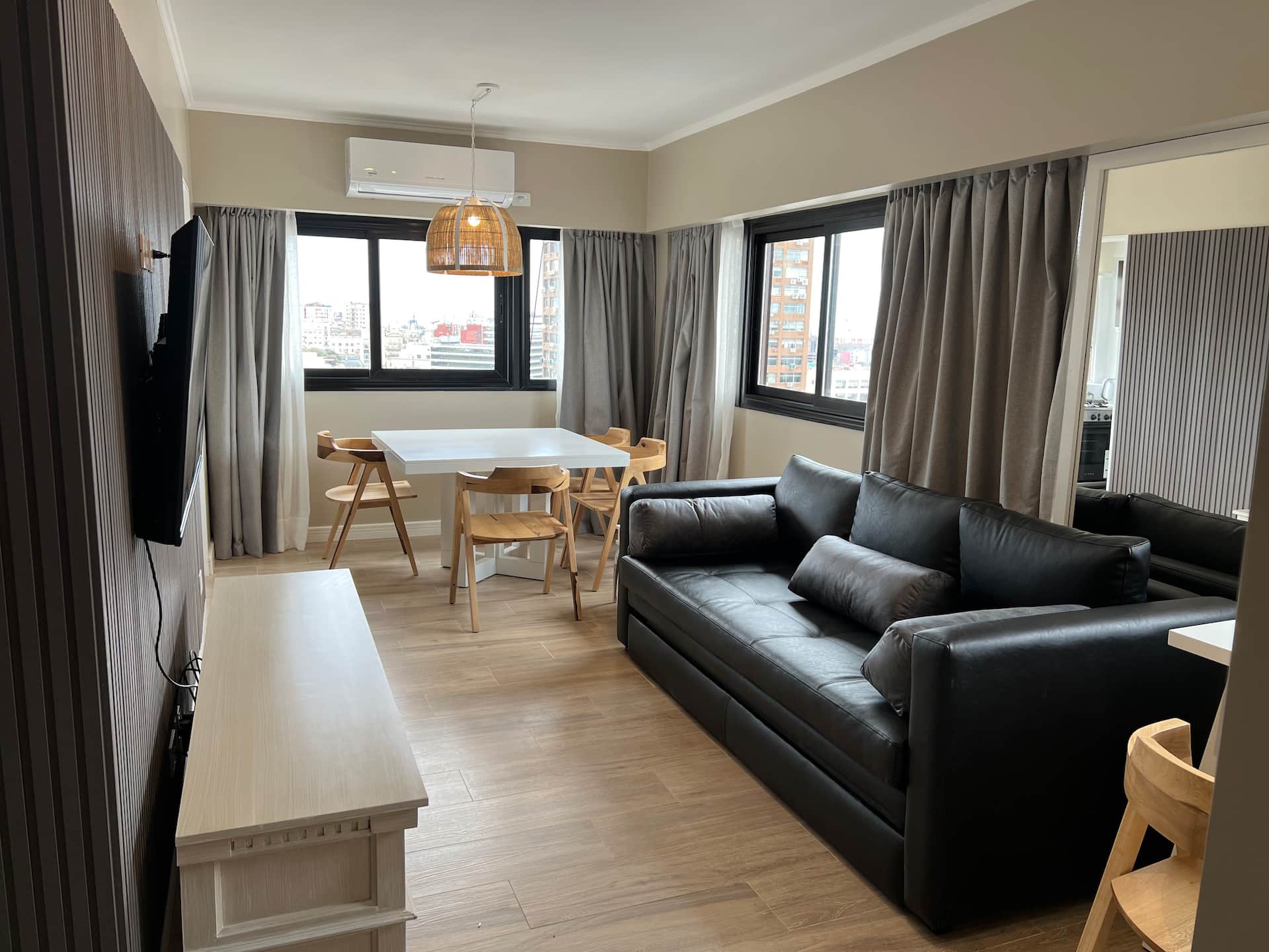 Apartamento de dois ambientes de temporada no Retiro