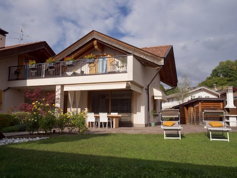 Attic with terrace and garden on the Piné Plateau