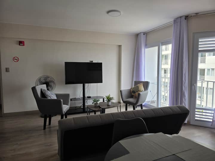 Amplio Y Cómodo Apartamento 2 Personas: Miraflores - Lima