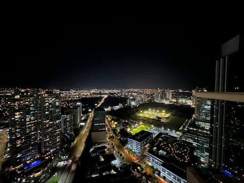 Penthouse vista al mar y ciudad a 8 min aeropuerto