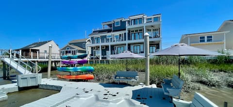 5 Bed/5 Bath-Spa-SkyDeck-Elevator-Dock-Sleeps 14.