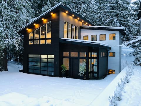 Brand new!  Modern Lake Whatcom View home