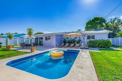 *NEW* Purple Jupiter with heated pool!