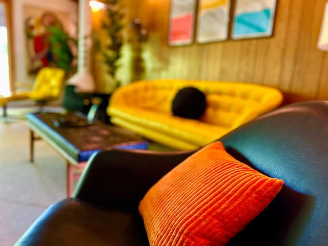 Mid-Century Modern Lake Retreat w/ Sauna