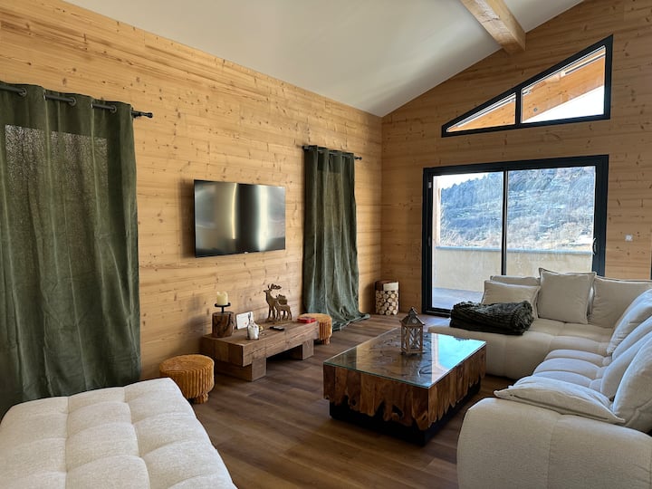 Chalet Neuf 12 Pers Terrasse Plein Sud Avec Vue - Bolquère