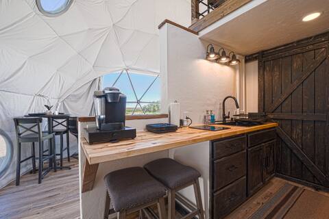 Geodesic Dome with floor to ceiling Teton Views!