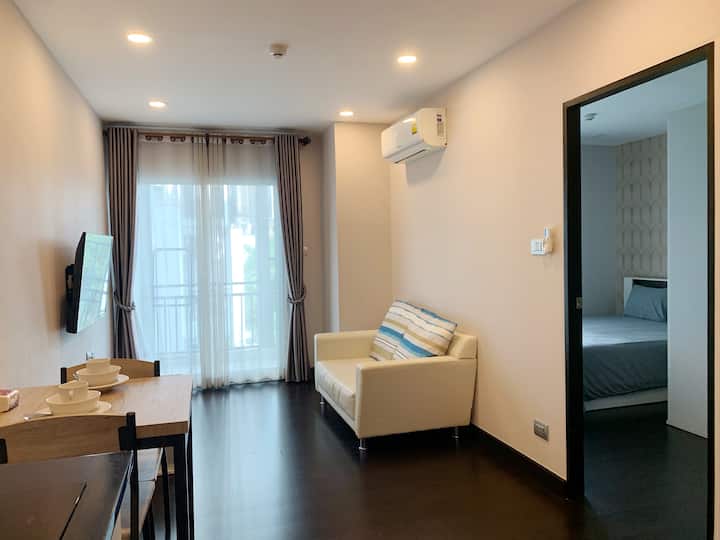 A3 Vidi 精品公寓 Nimman 尼曼Maya商圈一室一厅免费泳池健身房 - Chiang Mai