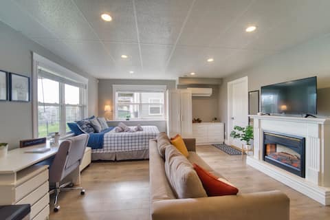 Studio - Queen size bed and sofa bed