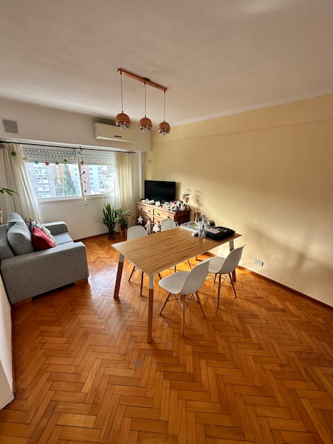 Spacious, bright apartment and garage included.