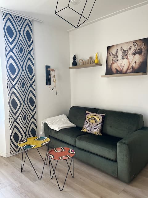 Annonce Airbnb populaire: Nature in the City (F2 40 m2 Gastronomic City) à Faubourg Raines