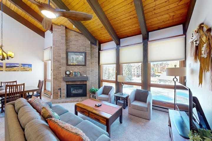 Elegant 2br At Lodge 3rd-floor | Pool | Fireplace - Steamboat Springs, CO