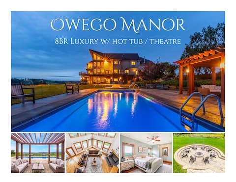 Luxury Estate Sleep 22 | Heated Pool, Theater