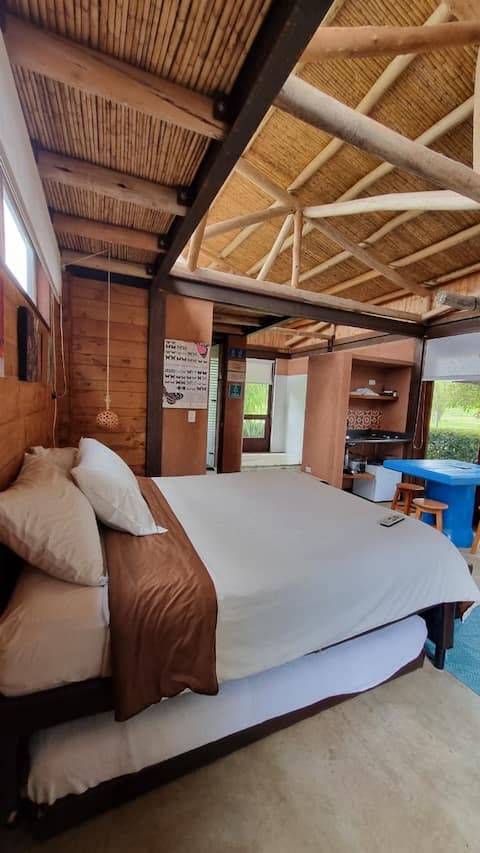 Romantic cabin with jacuzzi in Iza - Boyacá