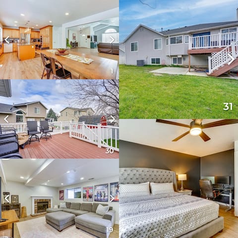 Spacious home with 6 bedrooms