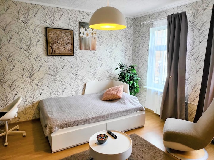 Retro Vibes Studio In Wooden House - Tallinn