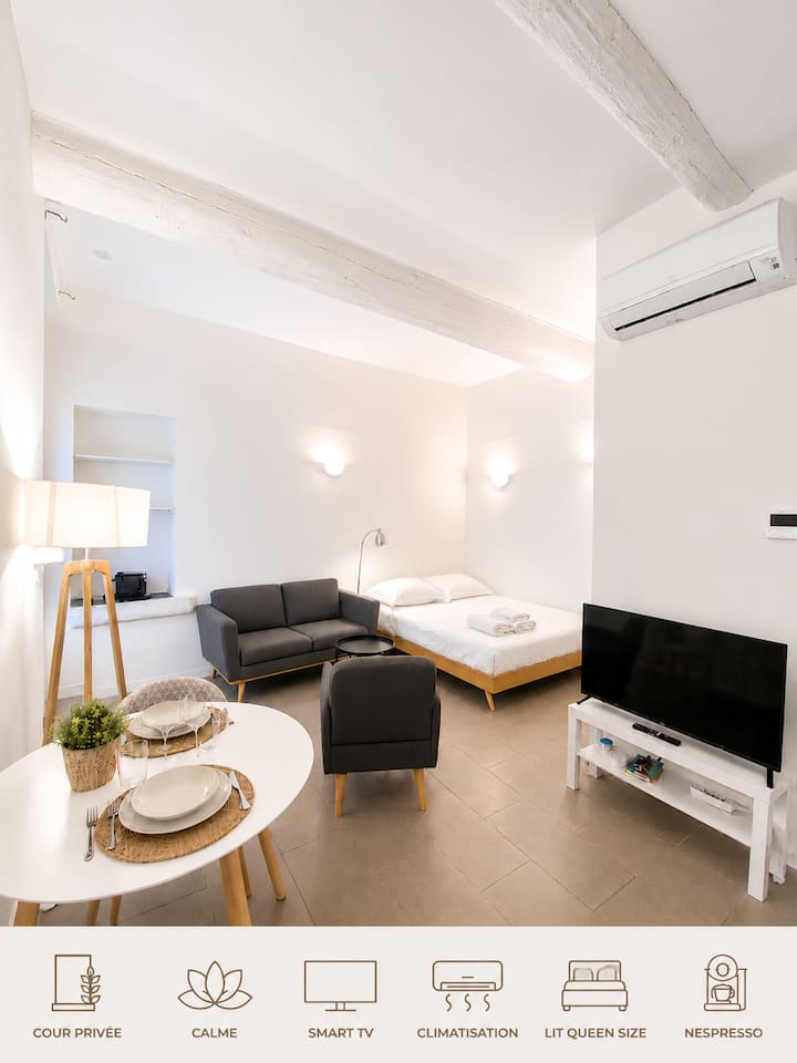 Le Patio Secret  Studio Sur Cour  Climatisé - Nîmes