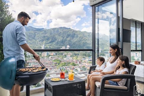 Bizsar Natural | A/C | Incredible terraces | BBQ