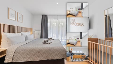 LUMlFLATS: 3 x Parking space - Terrace - NETFLlX